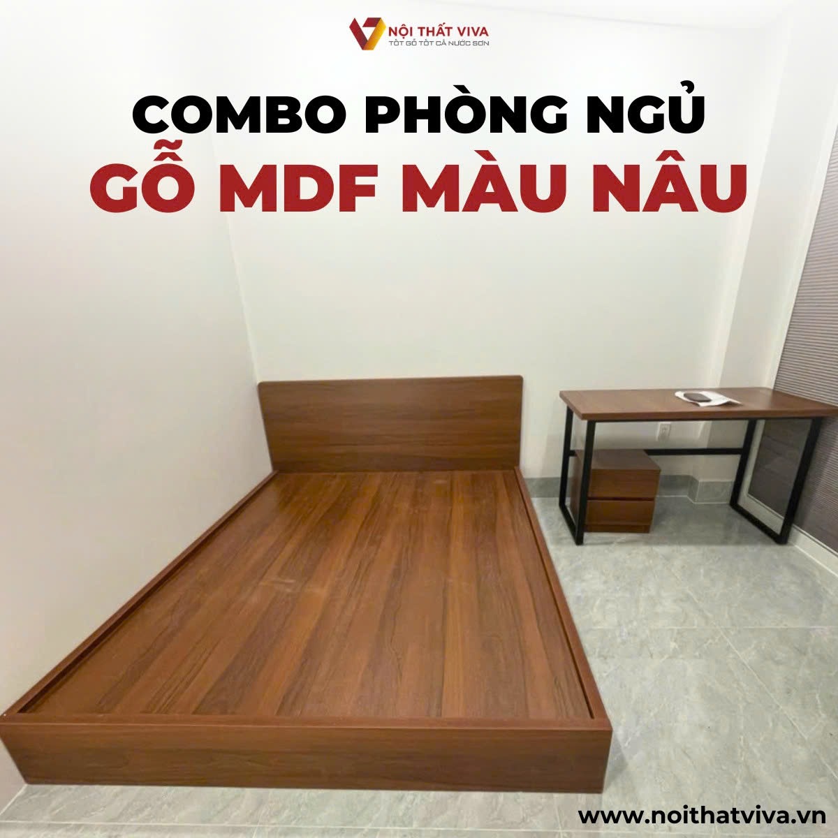 [TOP] 15+ Combo giường tủ gỗ công nghiệp đẹp, hiện đại, xu hướng mới nhất