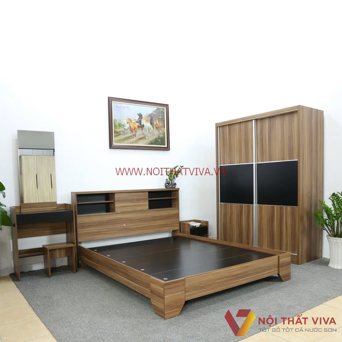 [TOP] 15+ Combo giường tủ gỗ công nghiệp đẹp, hiện đại, xu hướng mới nhất