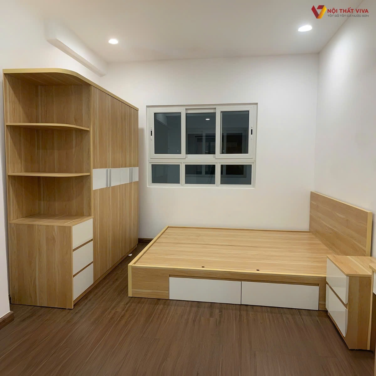 [TOP] 15+ Combo giường tủ gỗ công nghiệp đẹp, hiện đại, xu hướng mới nhất
