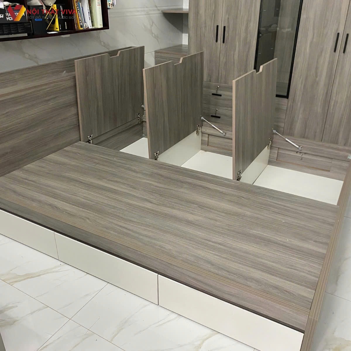 [TOP] 15+ Combo giường tủ gỗ công nghiệp đẹp, hiện đại, xu hướng mới nhất