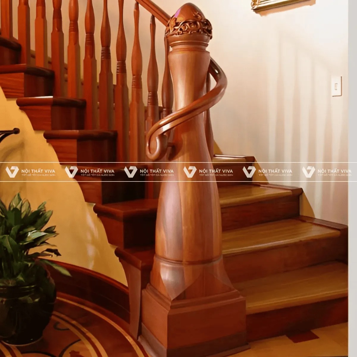 Top 15 mẫu trụ cầu thang gỗ đẹp, sang trọng và bền theo thời gian Top 15 mẫu trụ cầu thang gỗ đẹp, sang trọng và bền theo thời gian