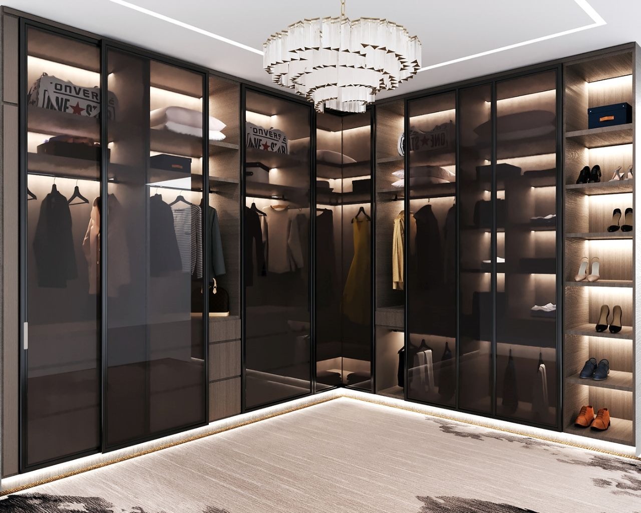 Top 5 mẫu tủ áo cánh kính khung gỗ đẹp xuất sắc và bắt trend nhất 