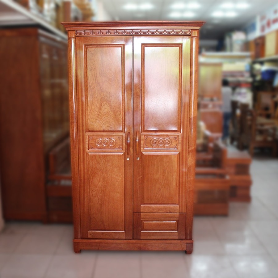 Top 5 mẫu tủ quần áo gỗ xoan đào đẹp, bền chắc, sang trọng, giá tốt 2025