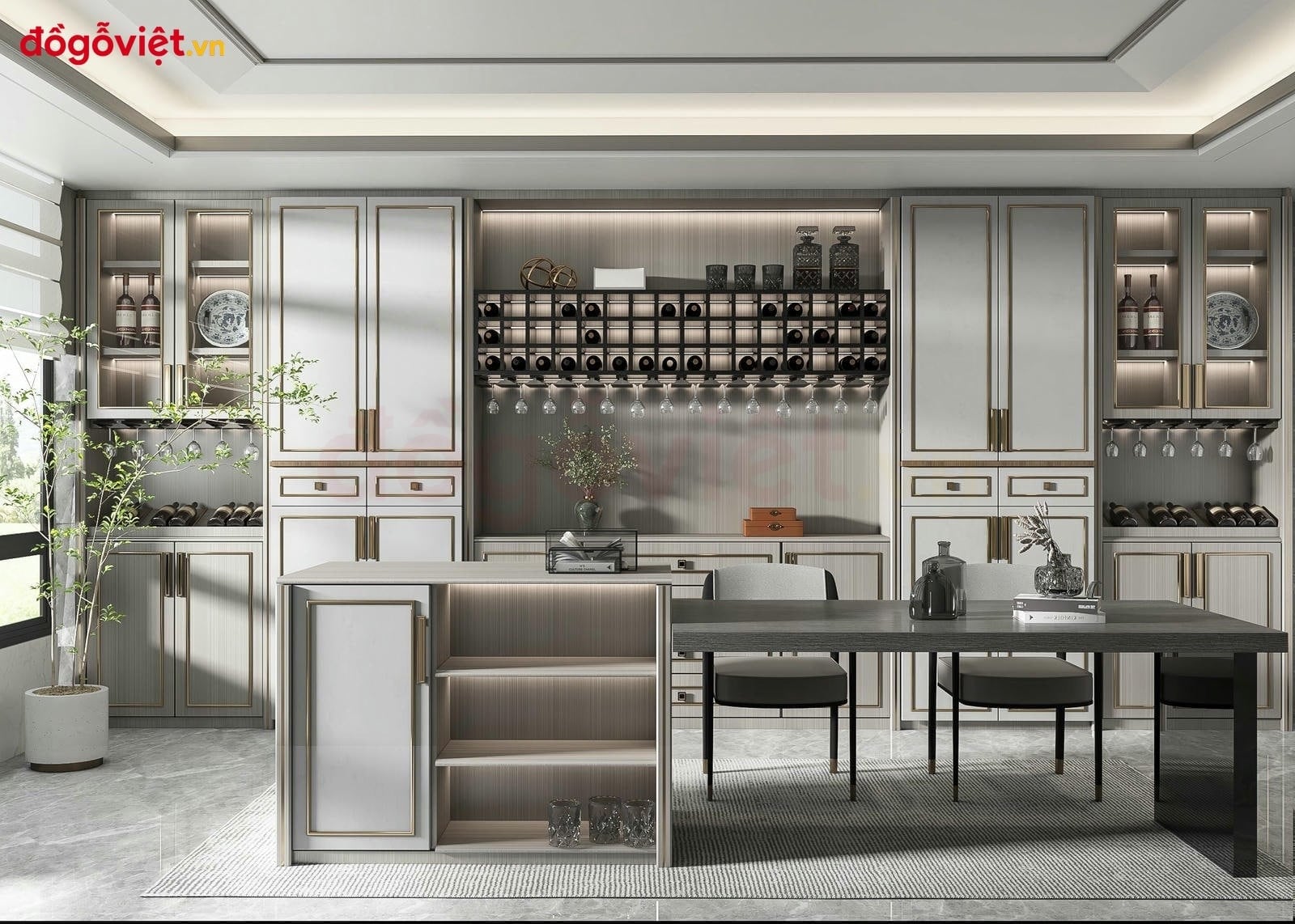 Kh&aacute;m ph&aacute; c&aacute;c d&ograve;ng tủ bếp m&agrave;u ghi x&aacute;m đẹp, cao cấp đ&aacute;ng mua nhất  