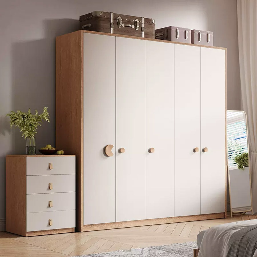 Top 8 mẫu tủ 5 buồng gỗ công nghiệp đẹp, hiện đại, xu hướng mới nhất