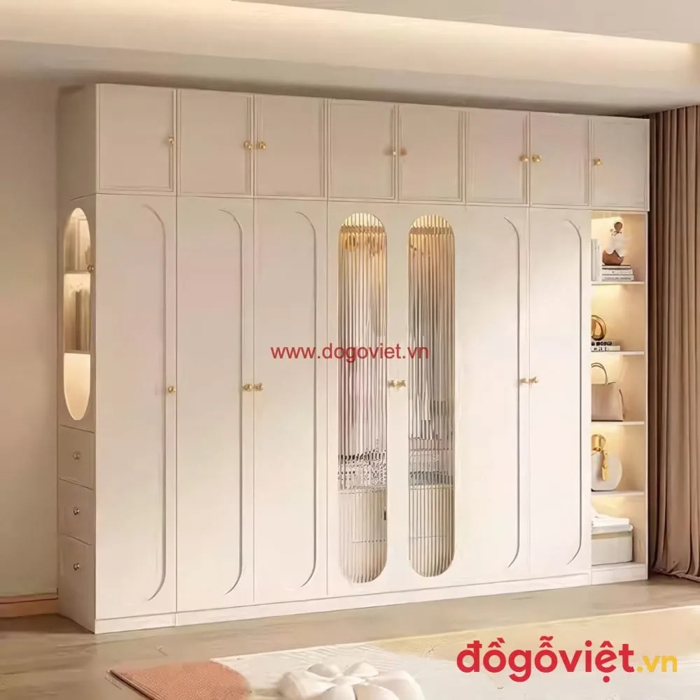 Top 8 mẫu tủ 5 buồng gỗ công nghiệp đẹp, hiện đại, xu hướng mới nhất