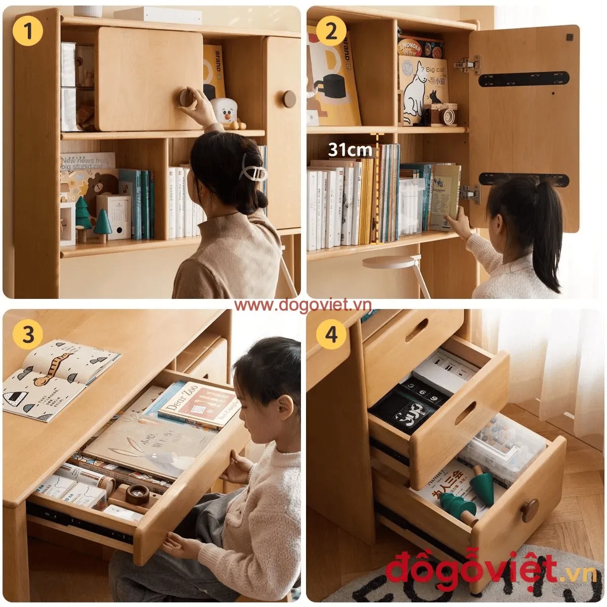Top mẫu bàn học sinh cấp 2 được ưa chuộng nhất & tiêu chuẩn cần có 