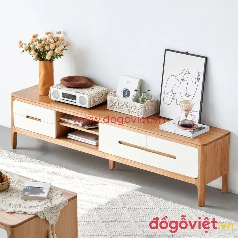 Top mẫu kệ tivi 1m2 nhỏ gọn, đẹp & thịnh h&agrave;nh hiện nay