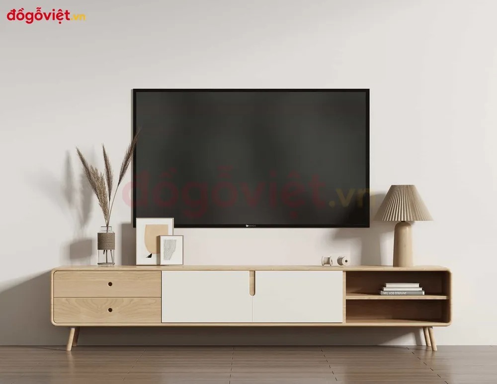 Top mẫu kệ tivi 1m2 nhỏ gọn, đẹp & thịnh h&agrave;nh hiện nay