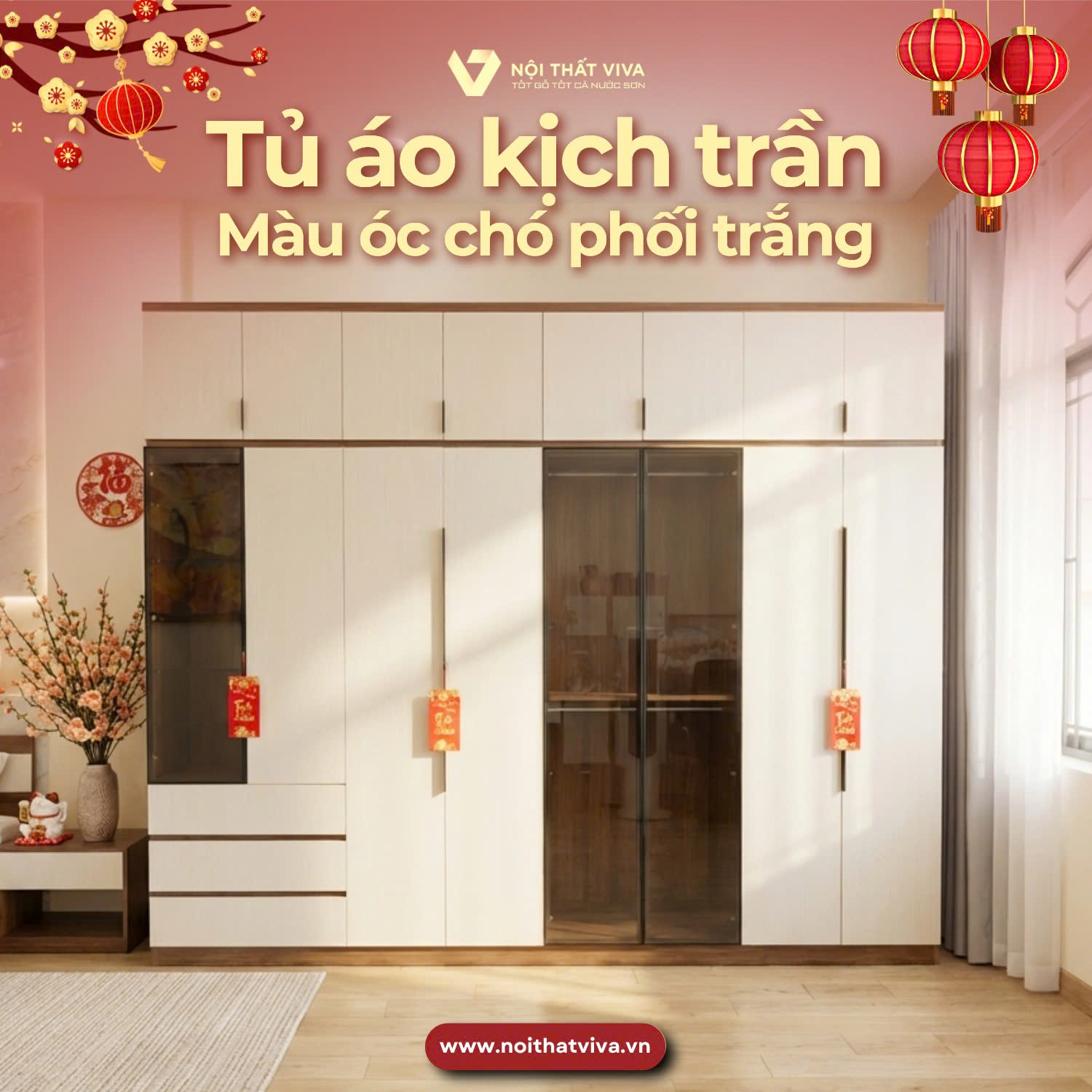 Trang trí phòng ngủ đón Tết sao cho đẹp mà không rối mắt? Trang trí phòng ngủ đón Tết sao cho đẹp mà không rối mắt?