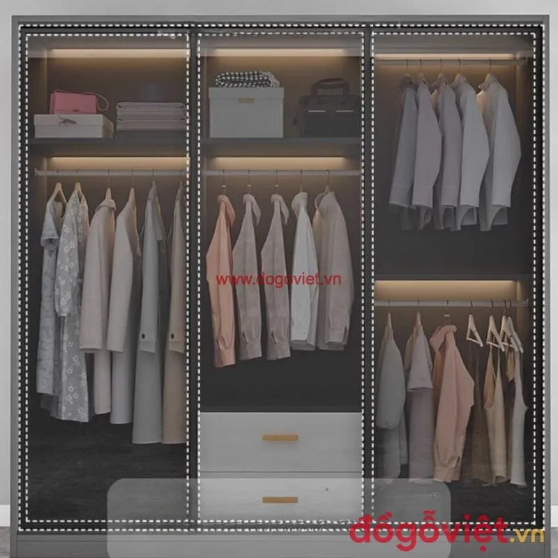 Tại sao tủ quần áo kính đẹp ngày càng được yêu thích? Top mẫu đáng tham khảo