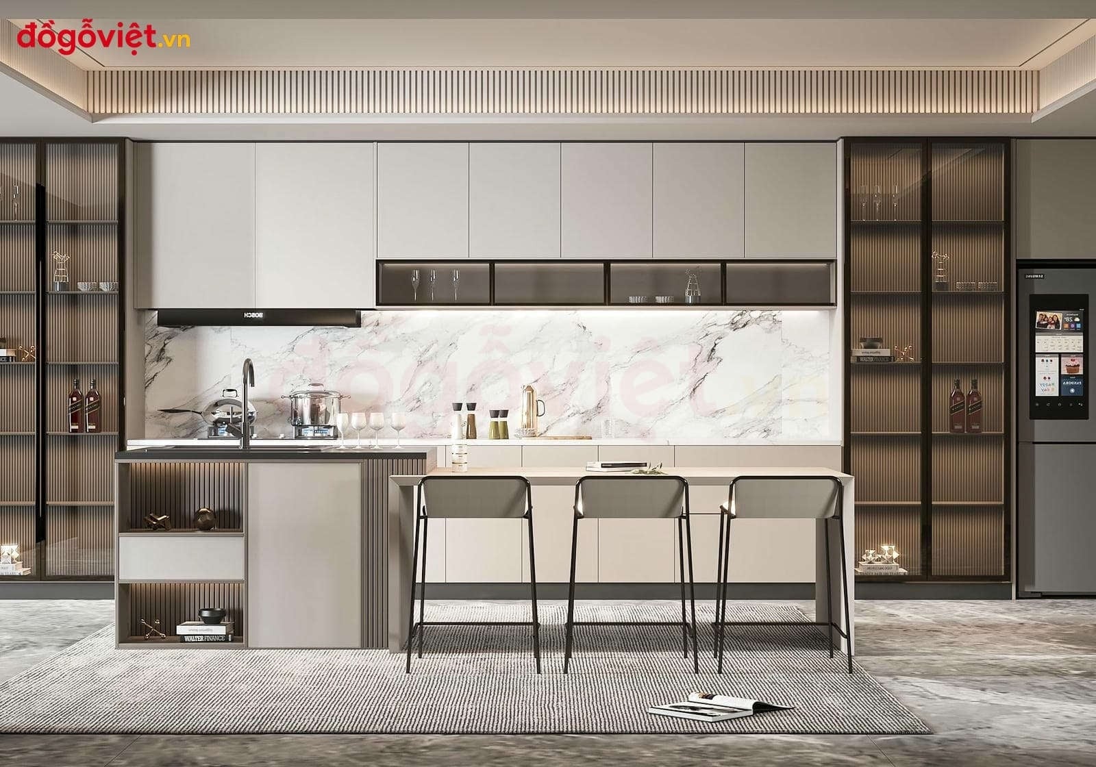 Tủ bếp kịch trần là gì? Ưu nhược điểm & báo giá mới nhất 2026 Tủ bếp kịch trần là gì? Ưu nhược điểm & báo giá mới nhất 2026