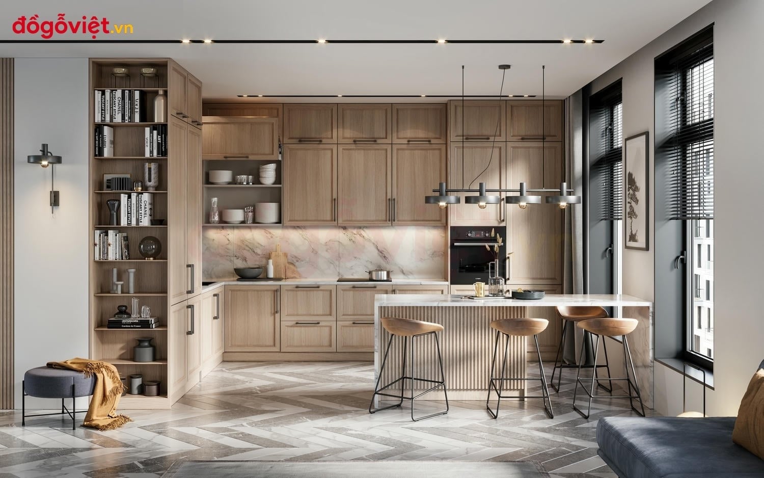 Tủ bếp kịch trần là gì? Ưu nhược điểm & báo giá mới nhất 2026 Tủ bếp kịch trần là gì? Ưu nhược điểm & báo giá mới nhất 2026