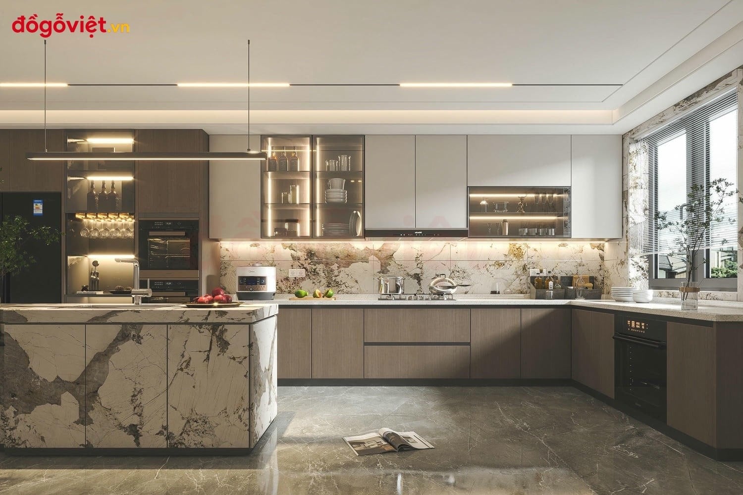 Tủ bếp kịch trần là gì? Ưu nhược điểm & báo giá mới nhất 2026 Tủ bếp kịch trần là gì? Ưu nhược điểm & báo giá mới nhất 2026