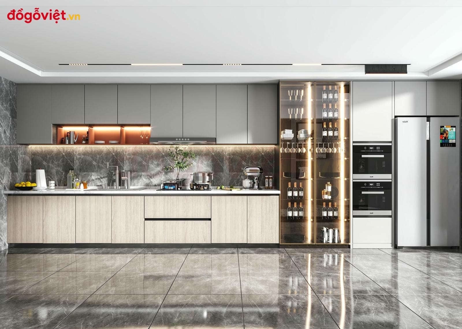 Tủ bếp kịch trần là gì? Ưu nhược điểm & báo giá mới nhất 2026 Tủ bếp kịch trần là gì? Ưu nhược điểm & báo giá mới nhất 2026