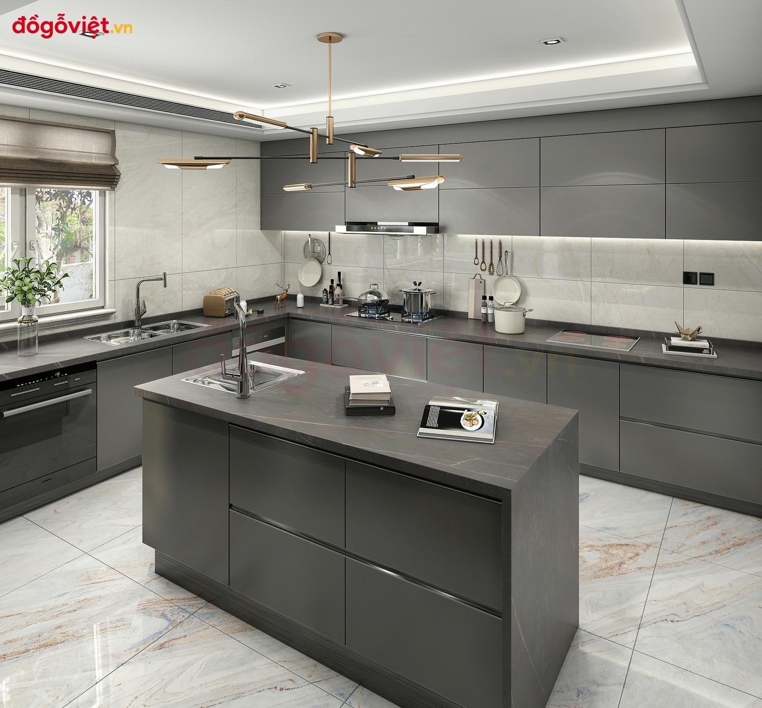 Tủ bếp màu đen có đẹp không? Ưu nhược điểm & cách phối chuẩn Tủ bếp màu đen có đẹp không? Ưu nhược điểm & cách phối chuẩn