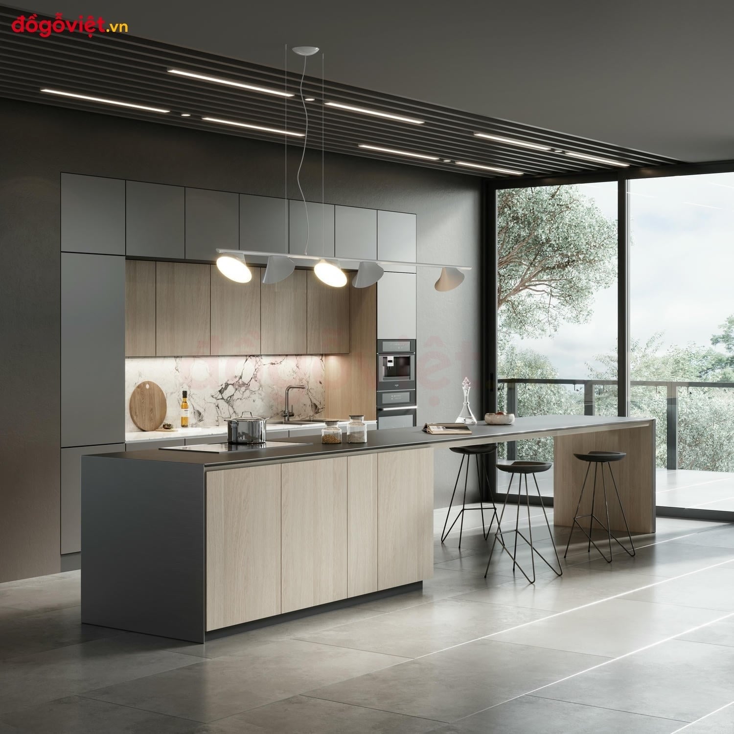 Tủ bếp màu đen có đẹp không? Ưu nhược điểm & cách phối chuẩn Tủ bếp màu đen có đẹp không? Ưu nhược điểm & cách phối chuẩn