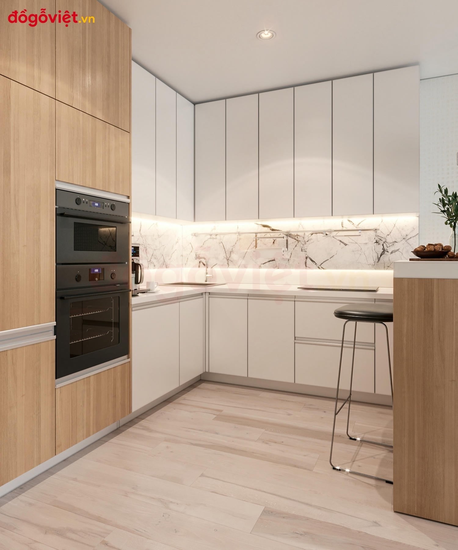 Tủ bếp MDF l&agrave; g&igrave;? Ưu nhược điểm v&agrave; b&aacute;o gi&aacute; chi tiết 2026 