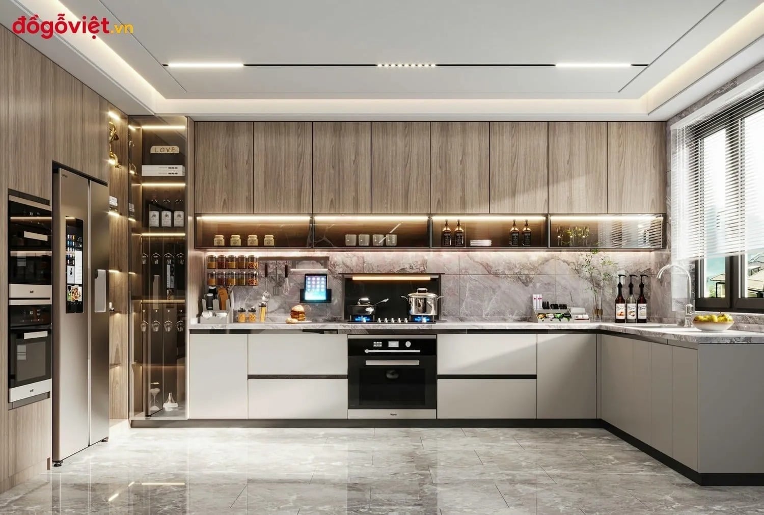 Tủ bếp MDF l&agrave; g&igrave;? Ưu nhược điểm v&agrave; b&aacute;o gi&aacute; chi tiết 2026 