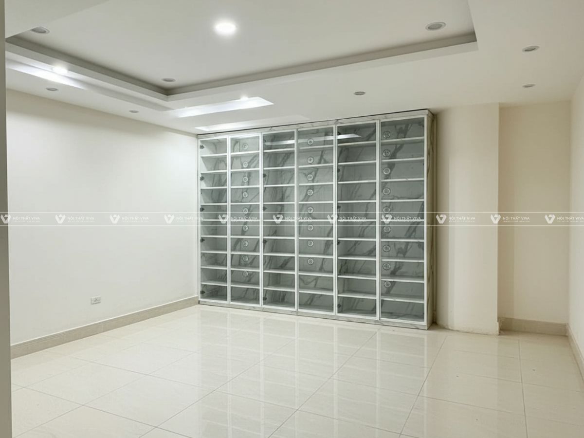 Tủ cánh kính là gì? Ưu điểm và ứng dụng thực tế trong thiết kế nội thất