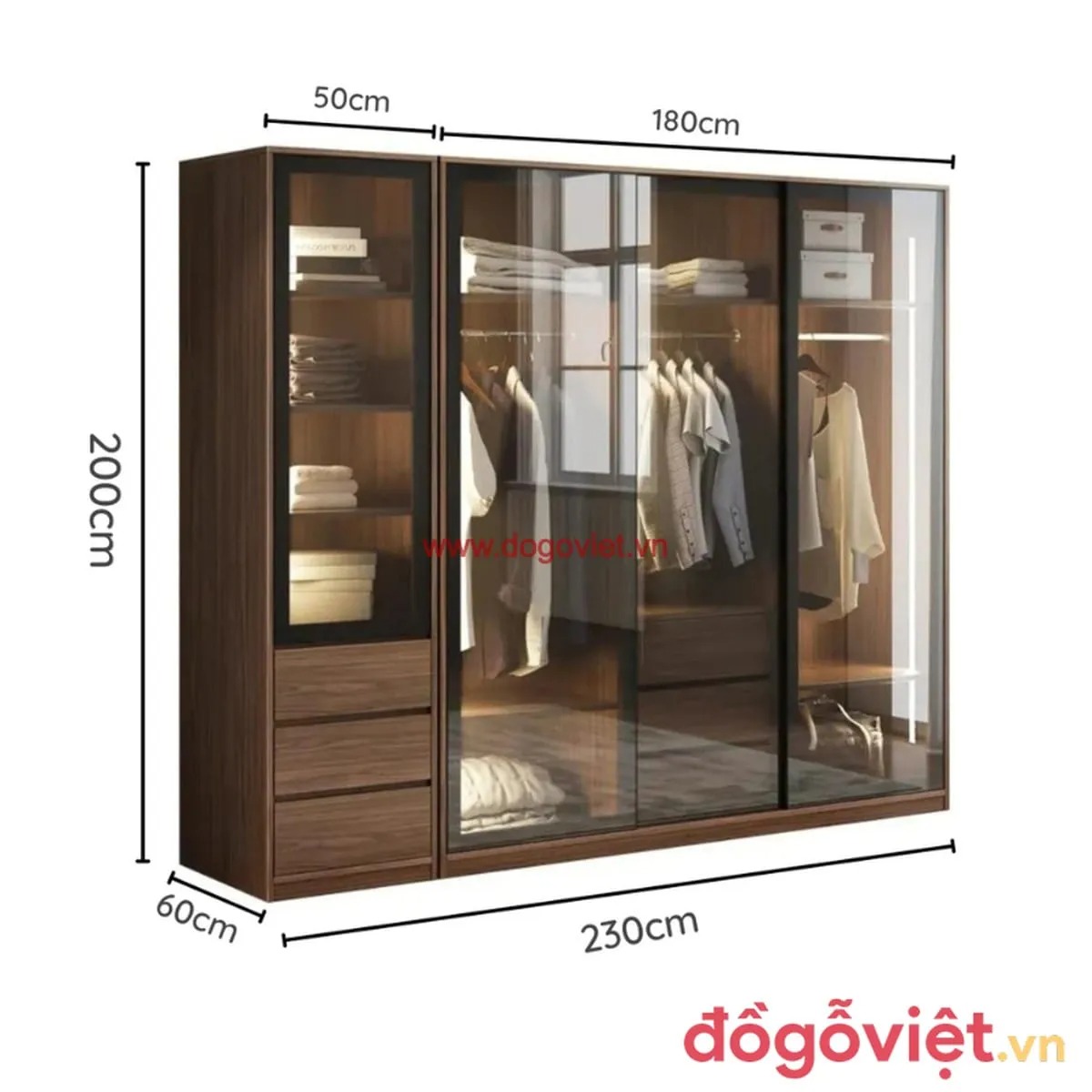 Tại sao tủ quần áo kính đẹp ngày càng được yêu thích? Top mẫu đáng tham khảo