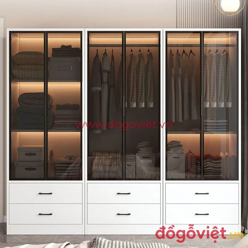 Tại sao tủ quần áo kính đẹp ngày càng được yêu thích? Top mẫu đáng tham khảo