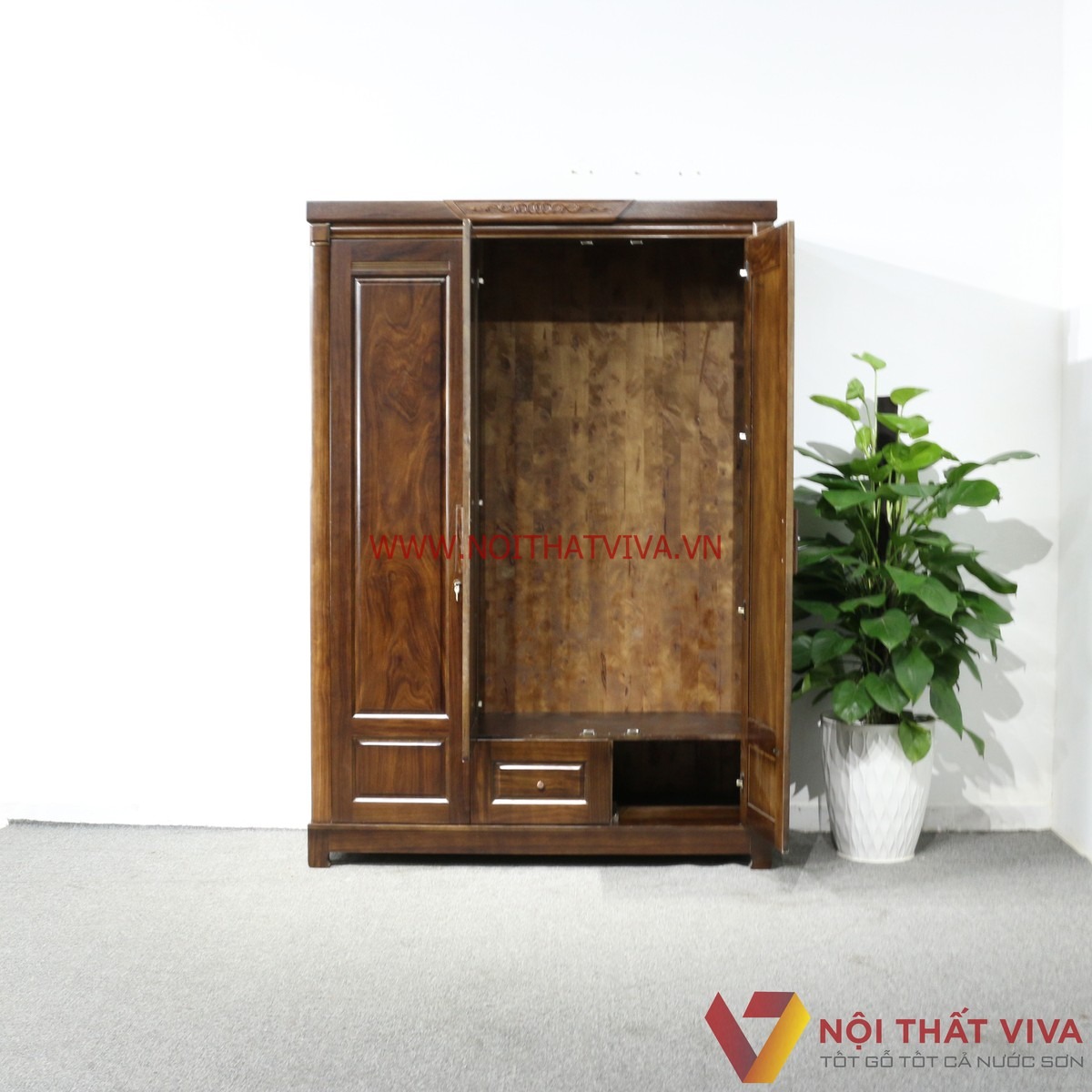 Tủ quần áo gỗ óc chó hiện đại đẹp, chuẩn xu hướng nội thất cao cấp Tủ quần áo gỗ óc chó hiện đại đẹp, chuẩn xu hướng nội thất cao cấp