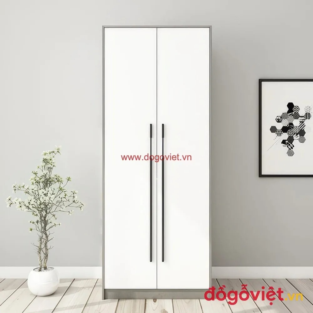 Tủ quần áo 2 cánh gỗ tự nhiên: Nên mua loại nào? Mẫu mã & giá thị trường