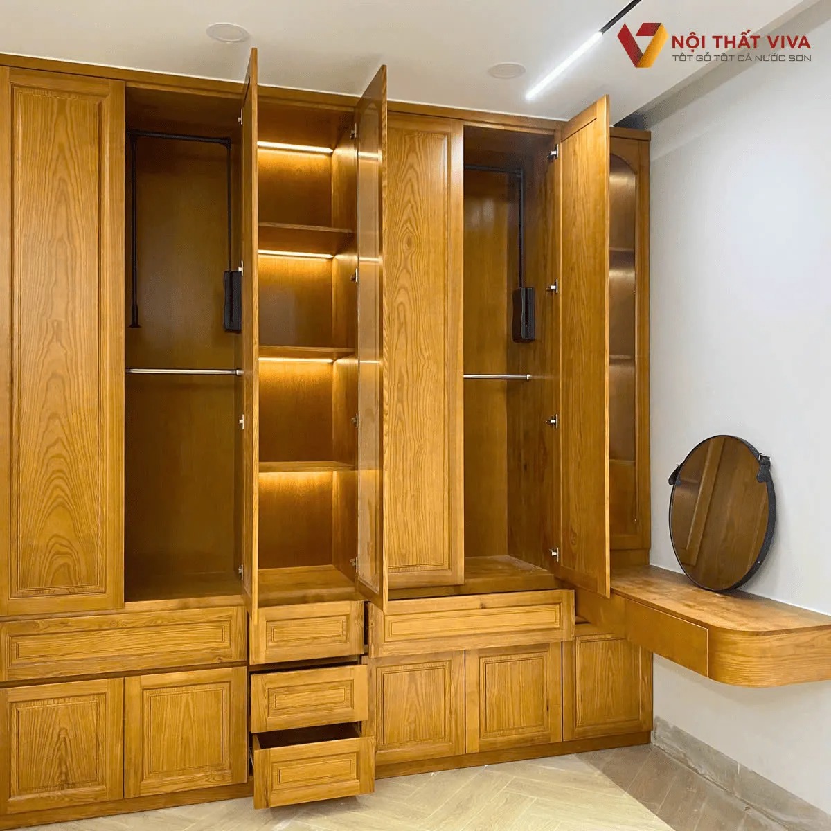 Địa chỉ mua tủ quần áo bằng gỗ tự nhiên chuẩn xịn, đẹp, bền, giá hợp lý Địa chỉ mua tủ quần áo bằng gỗ tự nhiên chuẩn xịn, đẹp, bền, giá hợp lý