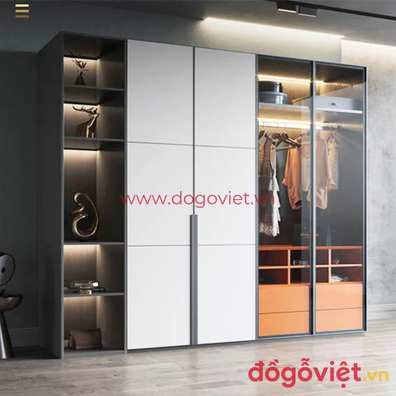 Tủ quần áo kính cường lực có gì đặc biệt? Khám phá 4 sự thật ít ai biết 