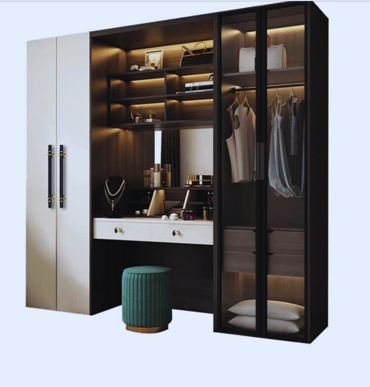 Tủ quần áo kính đen có gì hot? Mẫu đẹp, bền và cách chọn theo phong thủy 