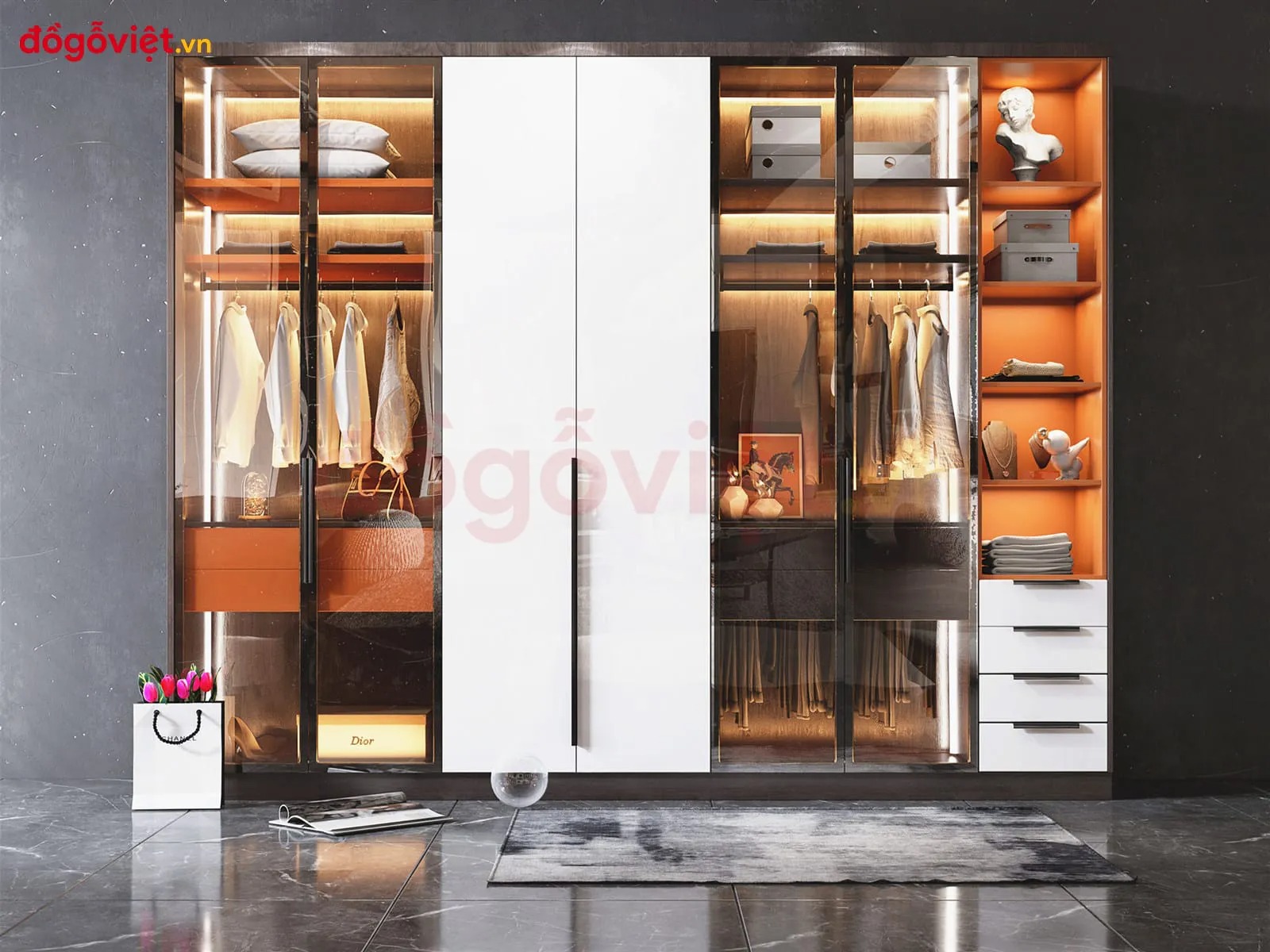 Tại sao tủ quần áo kính đẹp ngày càng được yêu thích? Top mẫu đáng tham khảo