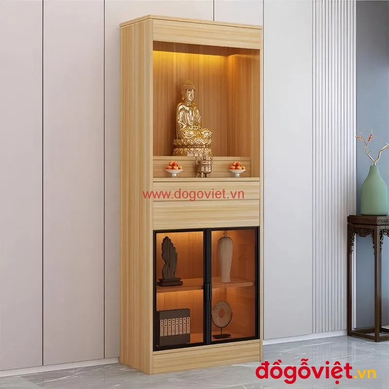 Tủ thờ 2 tầng là gì? Danh sách 5 mẫu tủ thờ 2 tầng đẹp, giá rẻ hấp dẫn