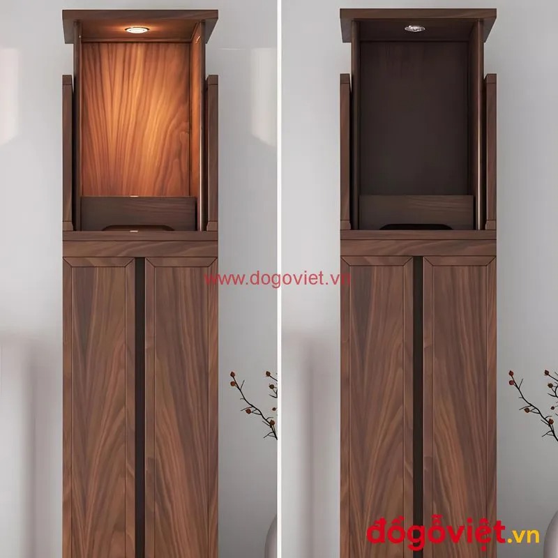 Tủ thờ 2 tầng là gì? Danh sách 5 mẫu tủ thờ 2 tầng đẹp, giá rẻ hấp dẫn