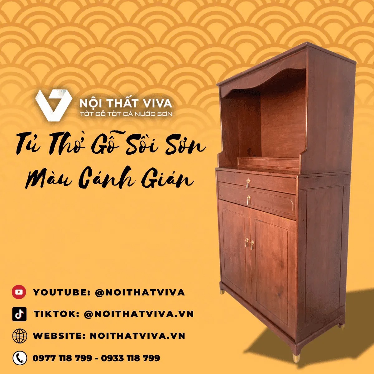 Tủ thờ 2 tầng là gì? Danh sách 5 mẫu tủ thờ 2 tầng đẹp, giá rẻ hấp dẫn