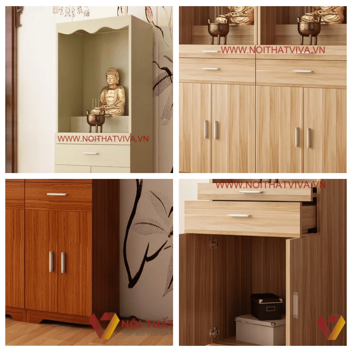 Tủ thờ 2 tầng là gì? Danh sách 5 mẫu tủ thờ 2 tầng đẹp, giá rẻ hấp dẫn