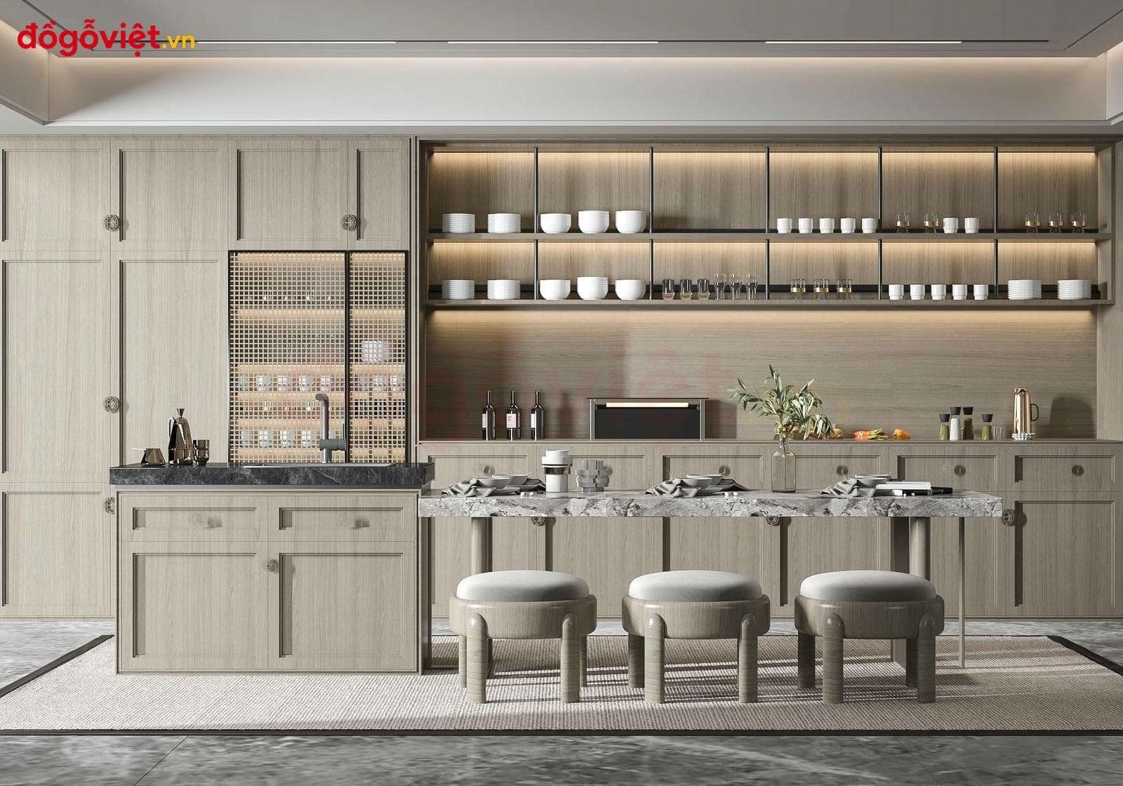 Xu hướng c&aacute;c mẫu tủ bếp đẹp hiện đại mới nhất năm 2026