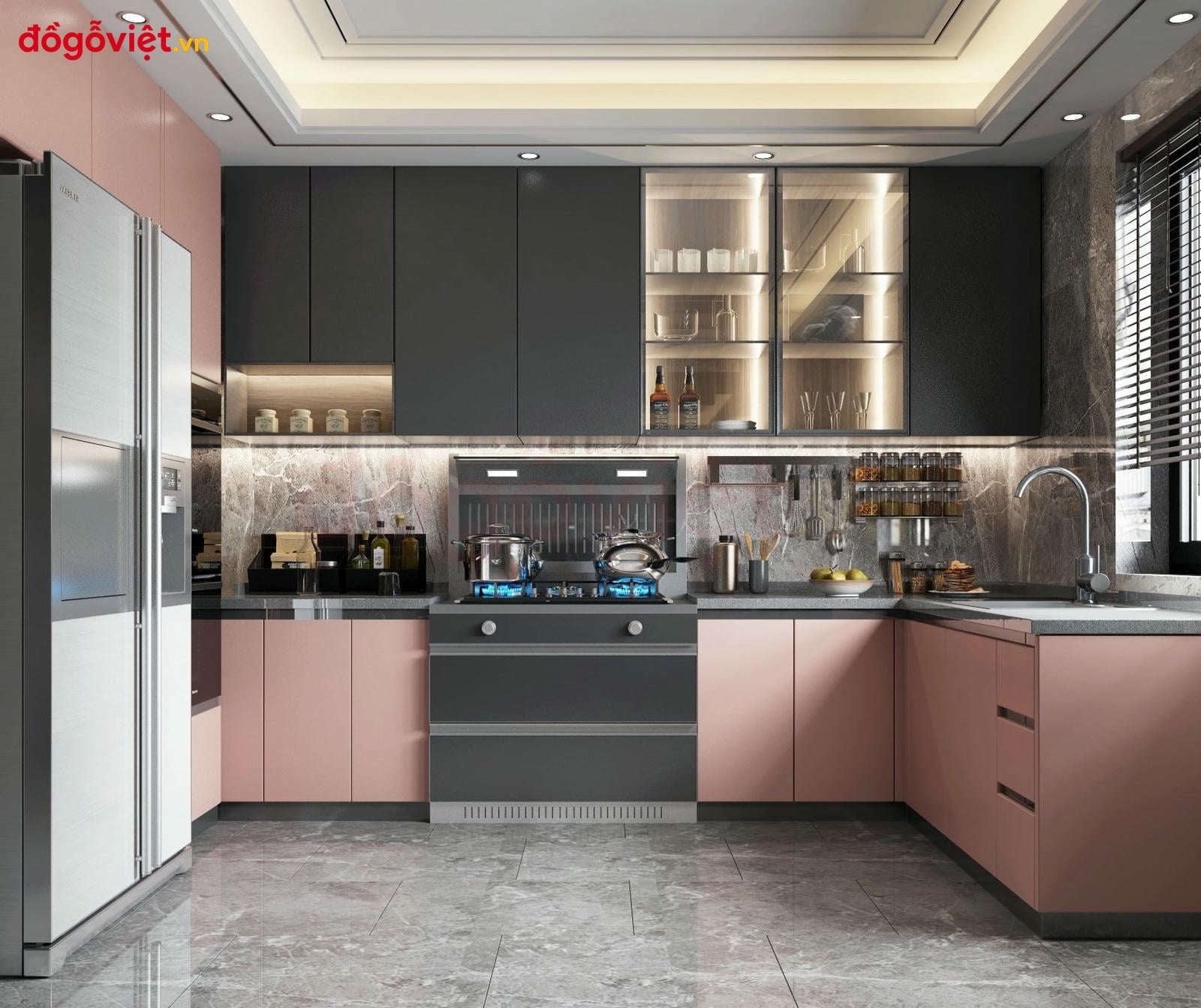 Xu hướng c&aacute;c mẫu tủ bếp đẹp hiện đại mới nhất năm 2026