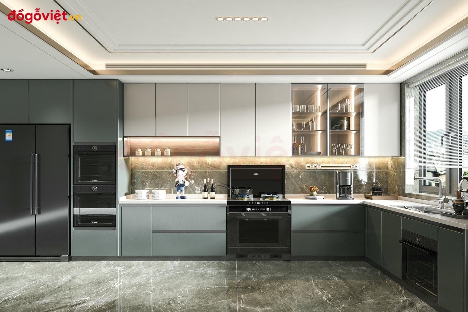 Xu hướng c&aacute;c mẫu tủ bếp đẹp hiện đại mới nhất năm 2026