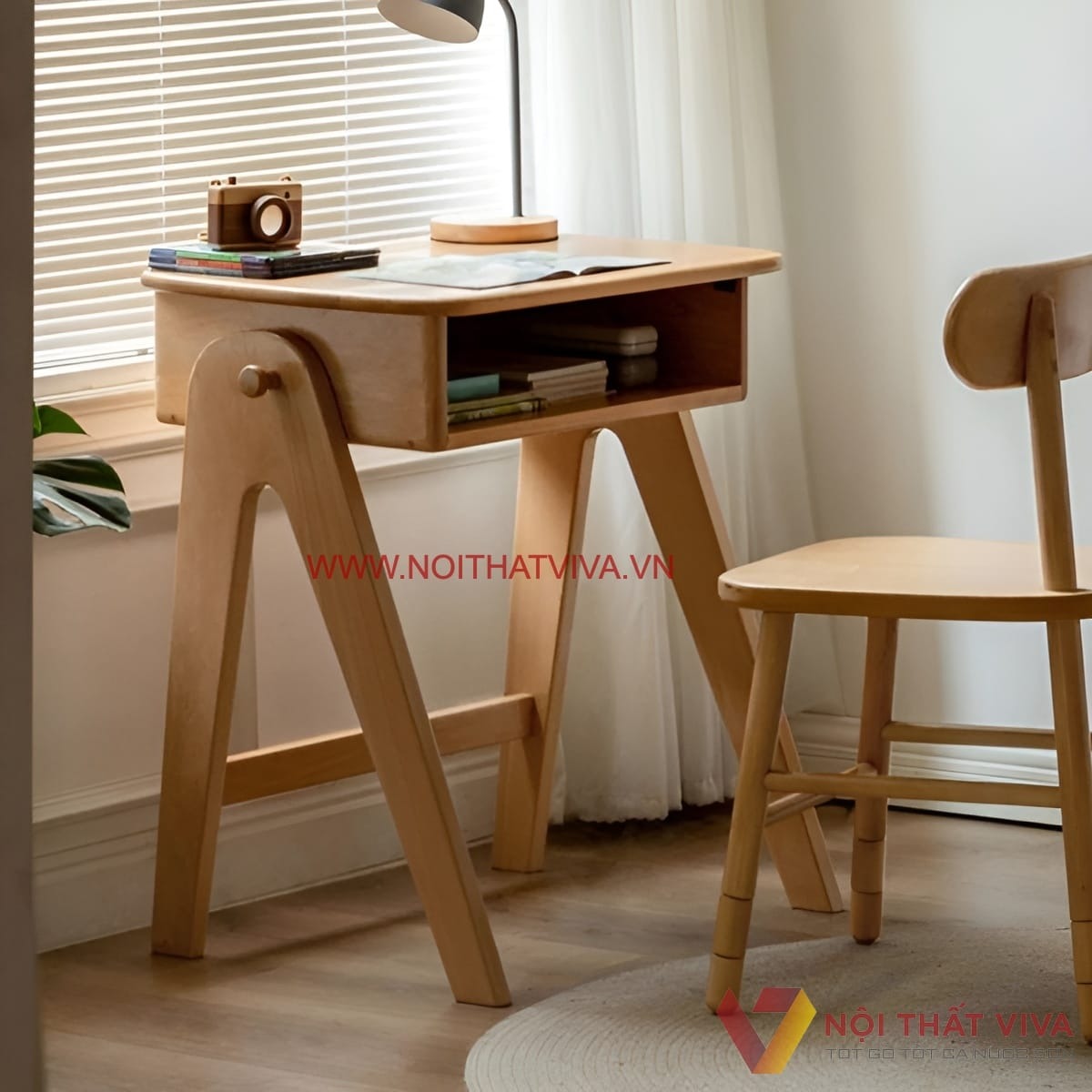 Xu hướng chọn bàn học sinh bằng gỗ đẹp, bền và an toàn theo từng độ tuổi