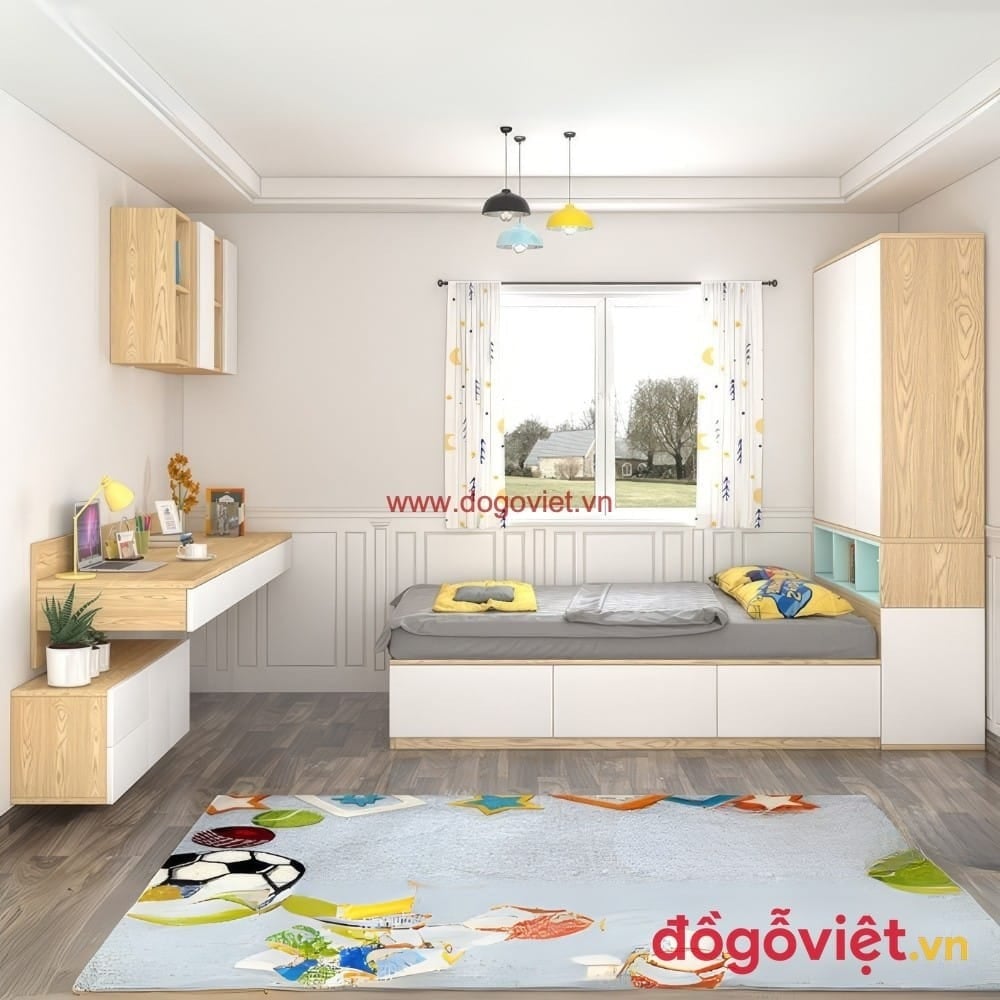 Xu hướng giường ngủ th&ocirc;ng minh hiện đại cho ph&ograve;ng nhỏ, chung cư