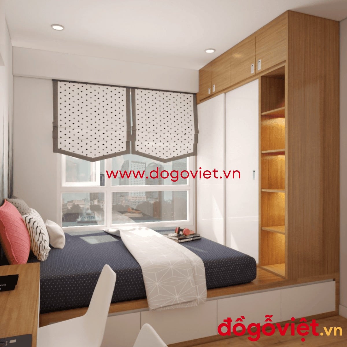 Xu hướng giường ngủ th&ocirc;ng minh hiện đại cho ph&ograve;ng nhỏ, chung cư