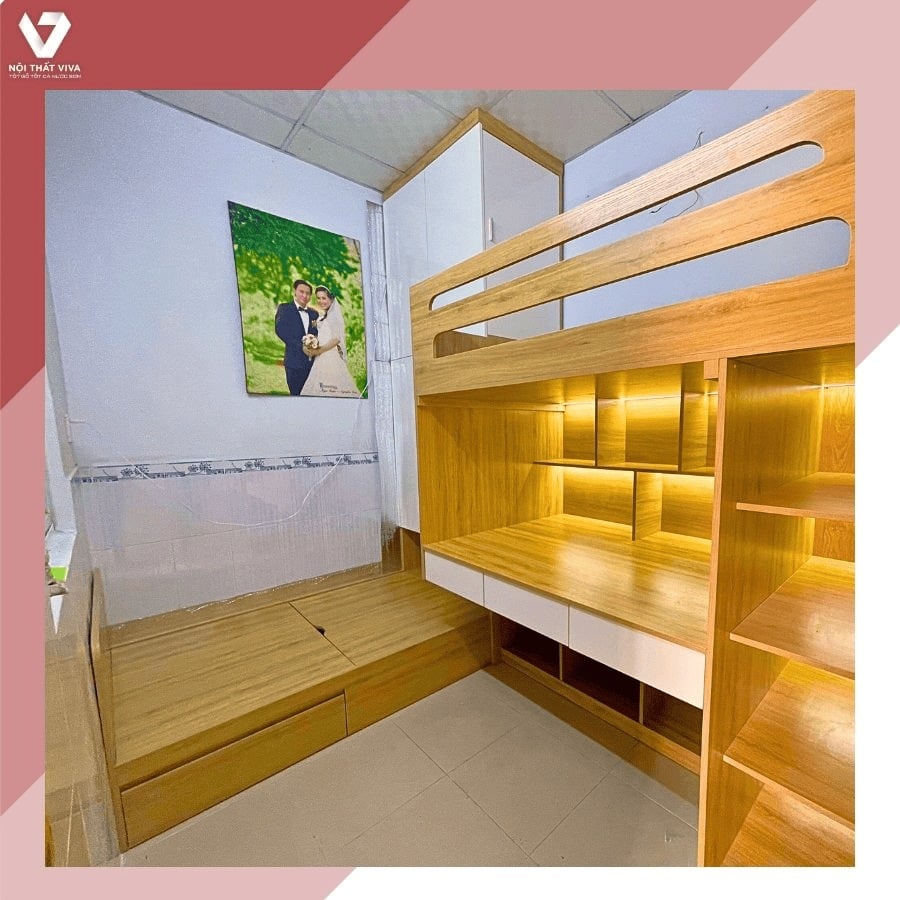 Xu hướng giường ngủ th&ocirc;ng minh hiện đại cho ph&ograve;ng nhỏ, chung cư