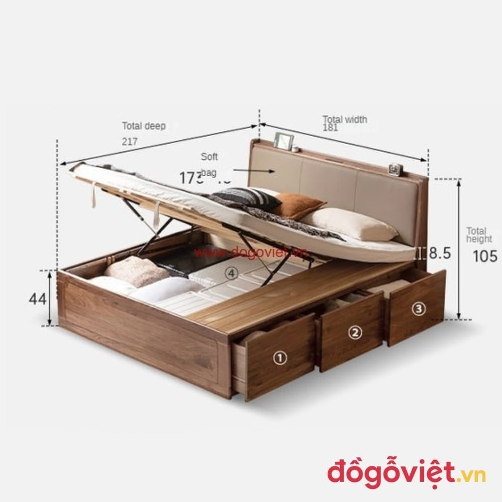 Xu hướng giường ngủ th&ocirc;ng minh hiện đại cho ph&ograve;ng nhỏ, chung cư