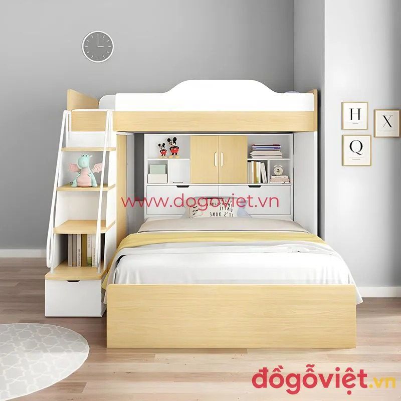 Xu hướng giường trẻ em 1m4 đẹp, giải pháp tối ưu diện tích cho nhà nhỏ