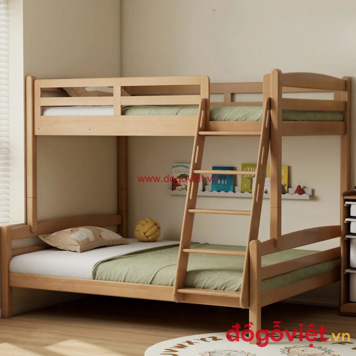 Xu hướng giường trẻ em 1m4 đẹp, giải pháp tối ưu diện tích cho nhà nhỏ