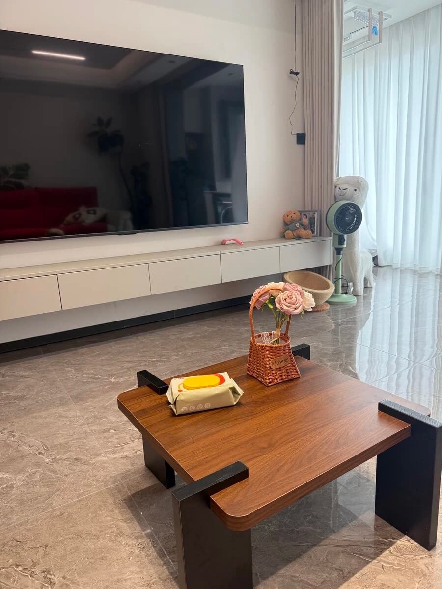 Xu hướng lựa chọn b&agrave;n tr&agrave; vu&ocirc;ng 2026, thiết kế đẹp, tối ưu kh&ocirc;ng gian