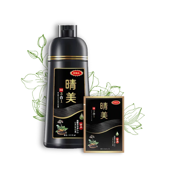 Dầu gội nhuộm hữu cơ KOMI - Nâu Cafe
