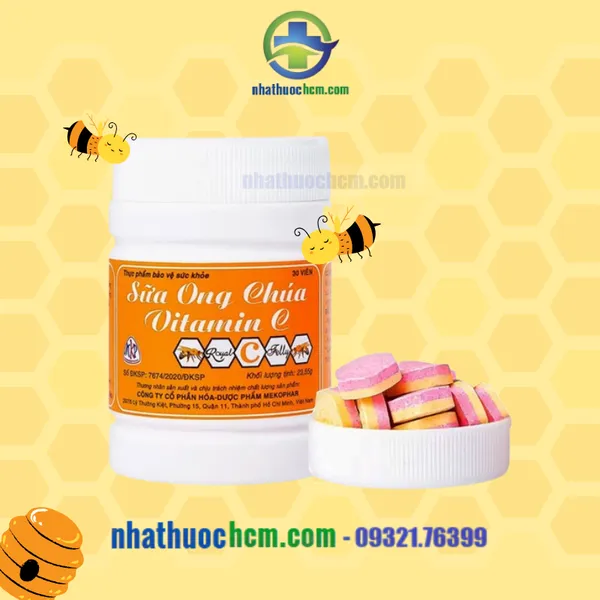 Sữa Ong Chúa Vitamin C - Mekophar