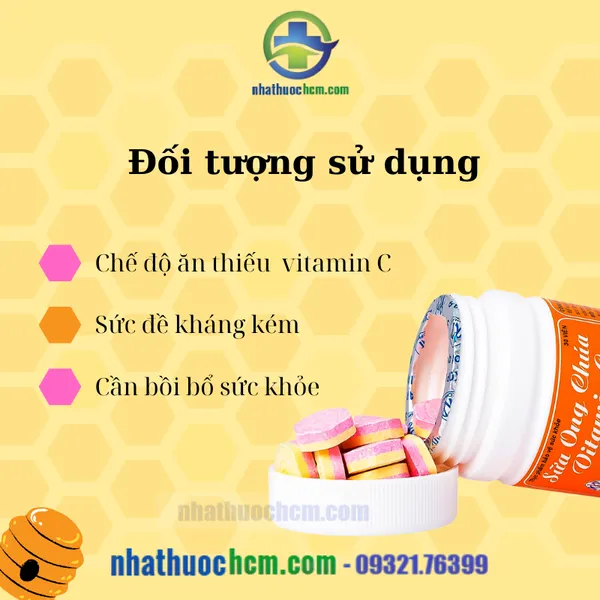 Sữa Ong Chúa Vitamin C - Mekophar